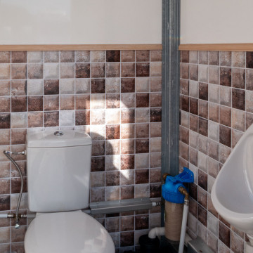 Luxe duo toiletcontainer met urinoir