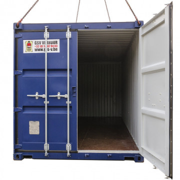 Zeecontainer - opslagcontainer 20ft open deur