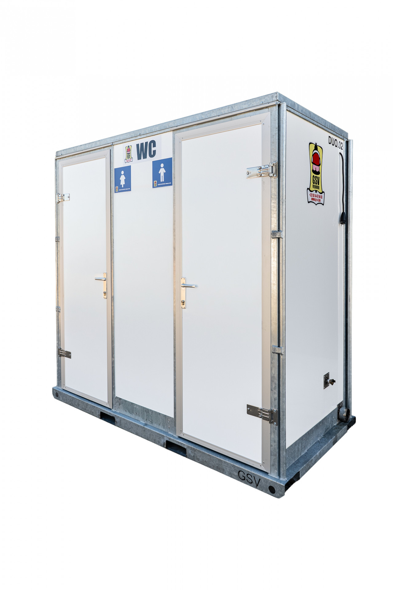 Duo toiletcontainer › GSV Verhuur