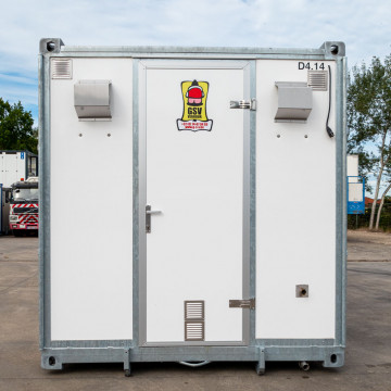 Douchecontainer 4 personen technische ruimte