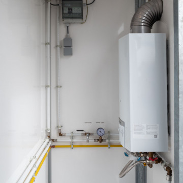 Douchecontainer 4 technische ruimte