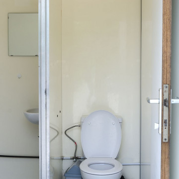 Toiletcontainer 2 ingangen - Zittoilet