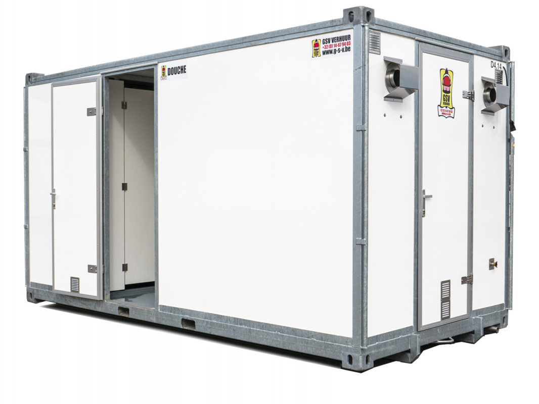 Douchecontainer 4 personen › GSV Verhuur