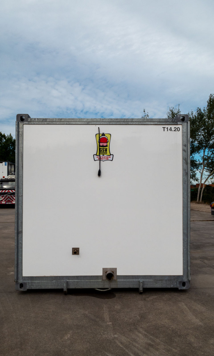 14 deuren toiletcontainer XL