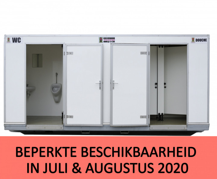 Combicontainer (toilet & douches) › GSV Verhuur
